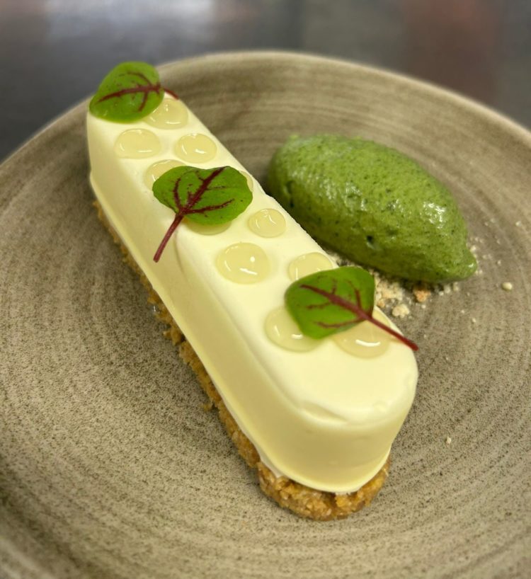 White chocolate cheesecake