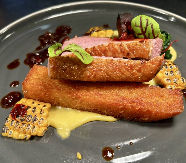 Roasted Breast of Creedy Carver duck